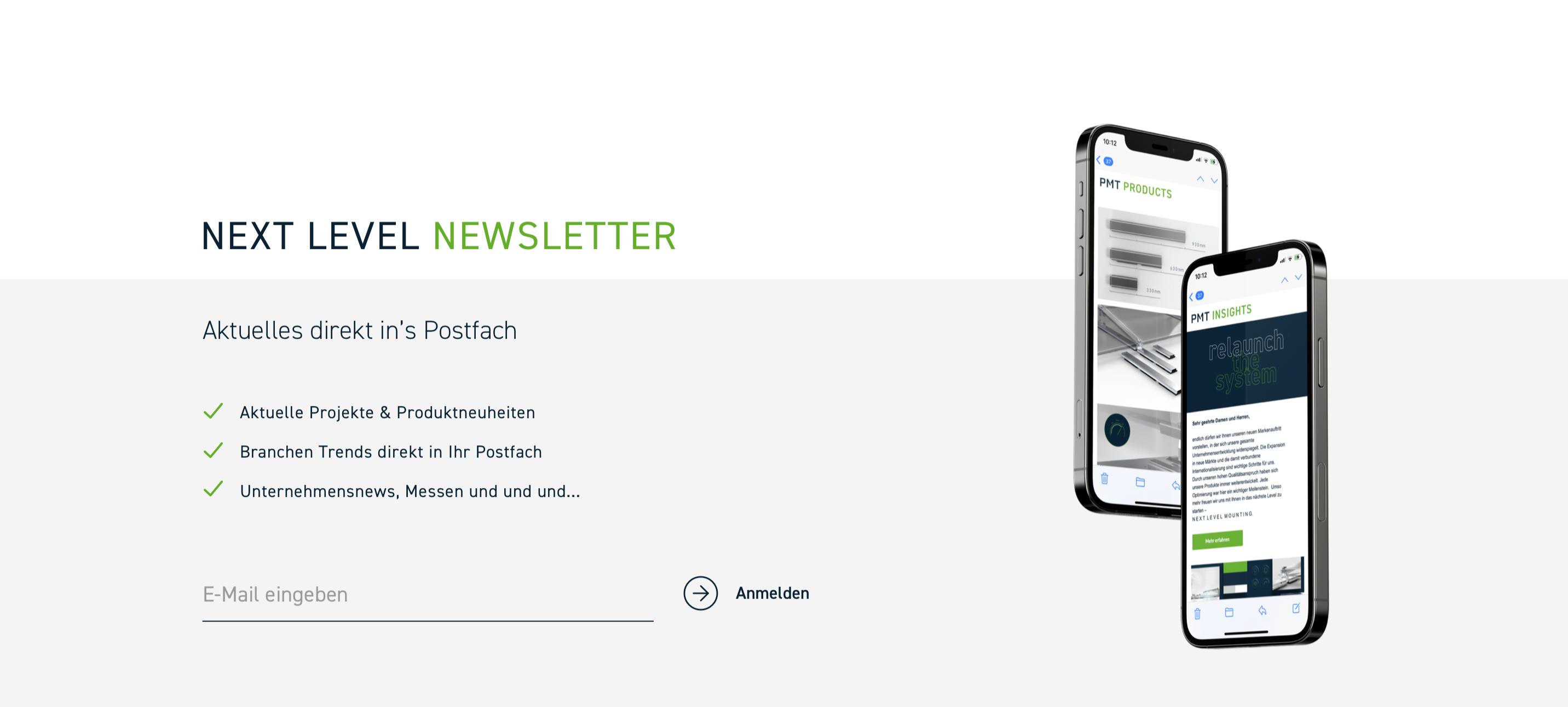 Newsletter block